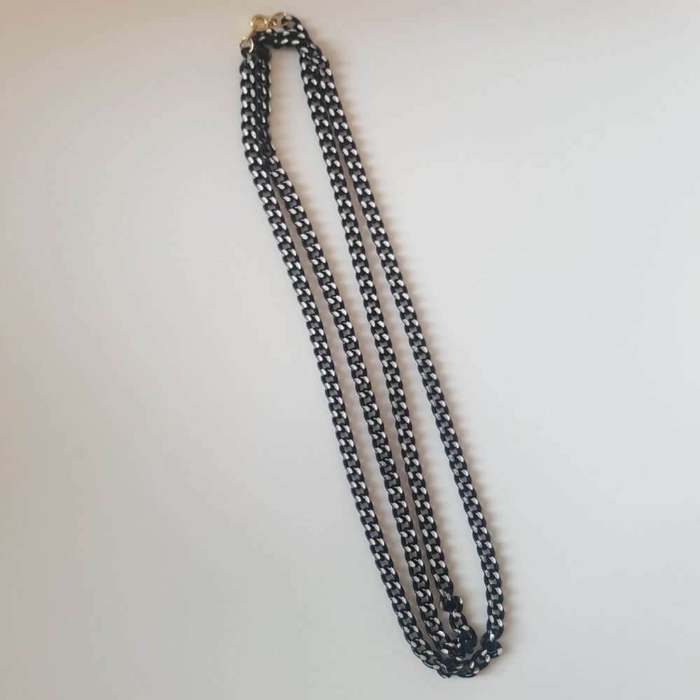 Long Black Chain Necklace